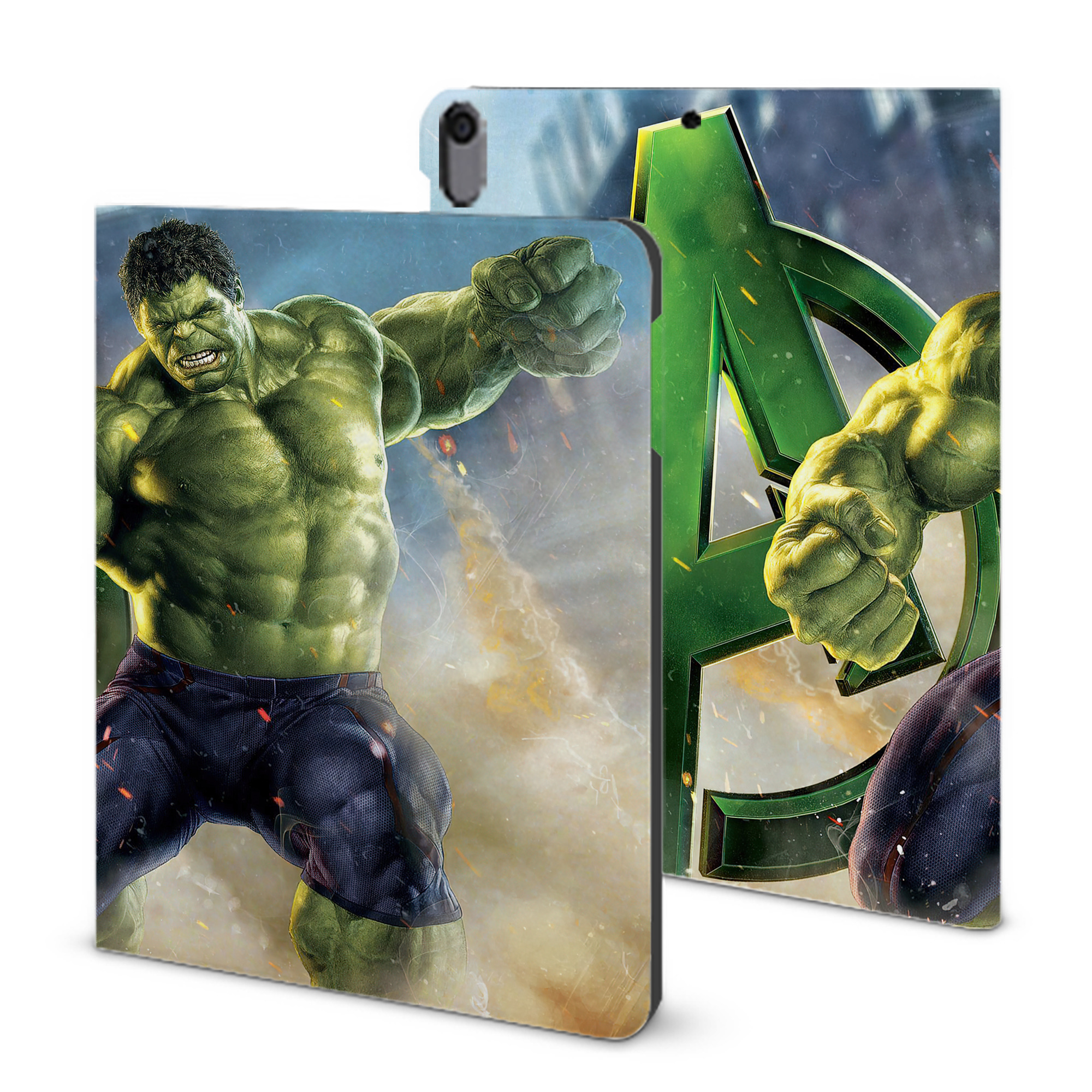 （画像用） アベンジャーズ The Avengers IPad ケース ブック型 PUレザー TPU 耐衝撃 軽量 薄型 ペン収納なし 全面保護 IPad 各モデル対応